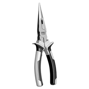 得力老虎钳钢丝钳多功能工业级省力尖嘴钳斜嘴钳电工专用钳子套装