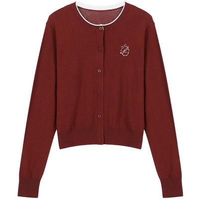 【抗起球】LAGOGO针织开衫毛衣