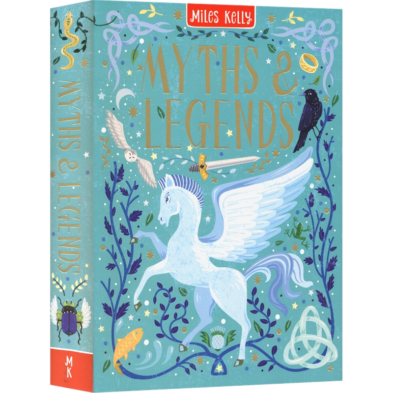 英文原版 Miles Kelly Myths and Legends 神话传说 384页 故事读物 小学生英语课外读物