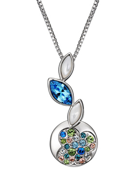 伊泰莲娜合金仿水晶典雅女项链