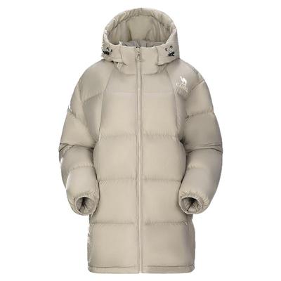 骆驼羽绒服女2025冬季户外加厚保暖防水防风女士面包服外套男