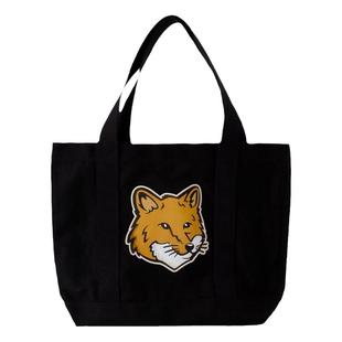 Maison Kitsune Fox Head 小狐狸经典印花单肩托特包单肩包手提包