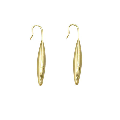 Dopamine Vault」颂时歌.冷淡风金属水滴耳钩女简约时尚气质耳环