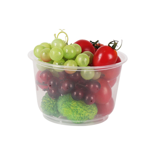 加厚一次性饭盒汤碗带盖家用塑料碗打包盒999透明外卖碗饭盒餐盒