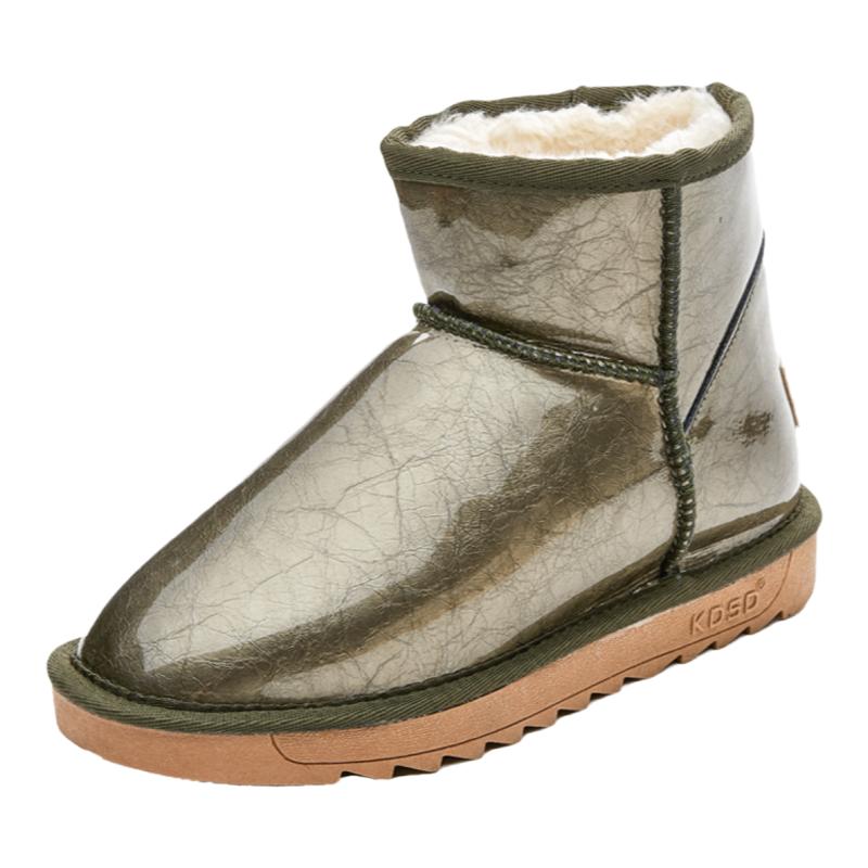 【特价清仓】亮面防水雪地靴抗寒