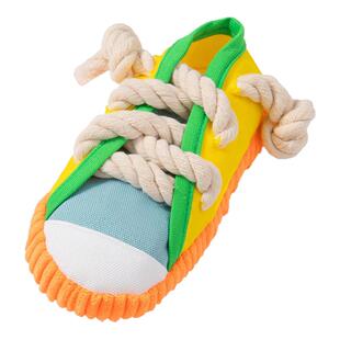 狗狗发声拖鞋玩具自嗨解闷神器绳结磨牙耐咬消耗体力中小型犬玩具