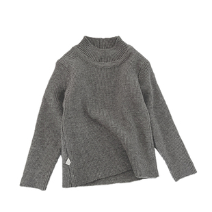 女宝宝冬季新中式背心裙套装女童洋气加绒裙子婴幼儿加厚保暖毛衣