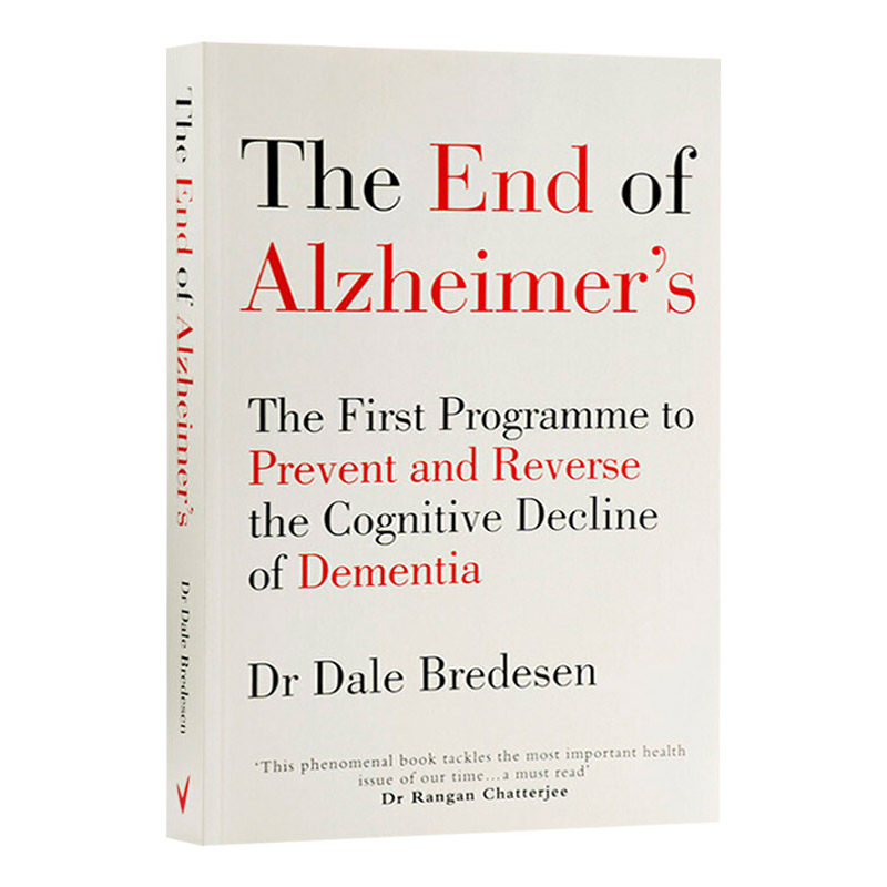 终结阿尔茨海默病 End of Alzheimers 英文原版 治疗老年痴呆症书籍 预防和逆转认知衰退 医学研究 Dale Bredesen 戴尔布雷德森