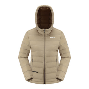 探路者羽绒服女短款秋冬新款户外轻薄舒适保暖女士羽绒外套