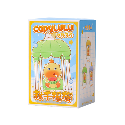 MINISO名创优品正版水豚噜噜秋千摇摇摆件盲盒手办