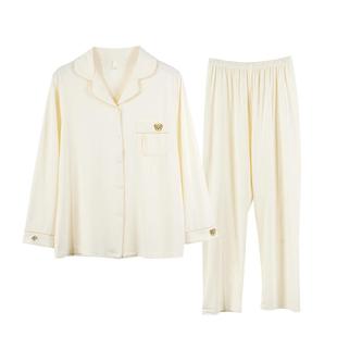 雅黛丽睡衣女款2025新款春秋女款女士家居服套装宽松可外穿居家服