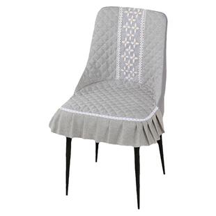 深弧形椅子套罩加厚弹力万能通用轻奢家用半扶手餐椅套罩座凳子套