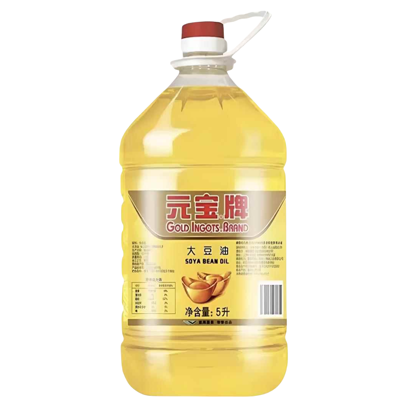商超同款元宝大豆油20升商用一级大豆油80斤调和油10升官方旗舰店