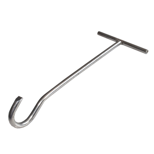 不锈钢钩子开井盖小弯钩全实心手柄小井盖勾子拉钩卷帘门钩子货钩