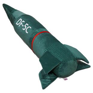 东风5C导弹抱枕毛绒玩具2025新款睡觉抱枕夹腿长条公仔儿童礼物