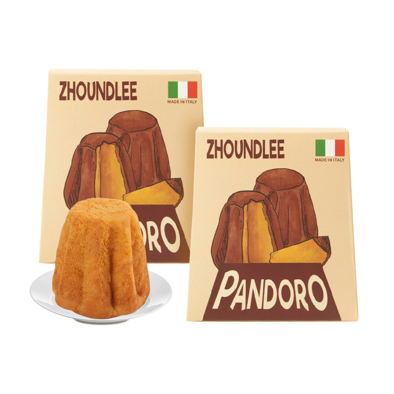 100%意大利进口』周和利意式潘多洛面包手撕健康早餐点心营养代餐