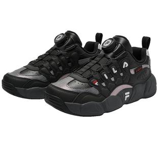 FILA斐乐儿童运动鞋2025秋冬新款旋钮男女童大童休闲篮球鞋可颂