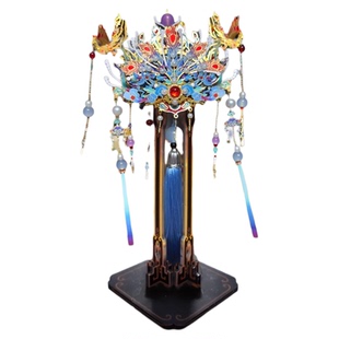 艺模手工diy凤冠金属拼装模型立体拼图车载挂饰摆件女孩礼物玩具