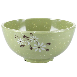 小雏菊麻辣烫密胺小碗商用塑料小汤碗快餐饭店专用仿瓷米饭碗防摔