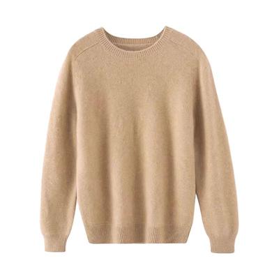 2025冬季上新爆款 100纯山羊绒衫女款圆领毛衣秋冬加厚打底羊毛衫