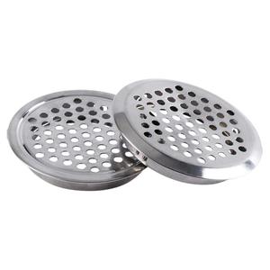 不锈钢透气孔橱柜通风孔透气网装饰盖鞋柜排气燃气散热孔柜门孔盖