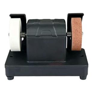 小砂轮机台式粗细双砂轮家用电动打磨抛光钻孔机磨刀机磨刀器电动