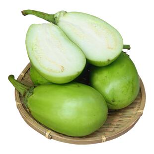 湖北洪湖特产新鲜青茄子农家自种生态种植2斤装4斤装顺丰包邮现摘