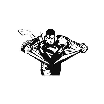 漫画超人Superman美漫防水贴纸