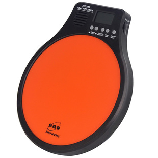 伊诺鼓垫12寸哑鼓垫节拍器套装初学入门架子鼓电子哑鼓练习打击板