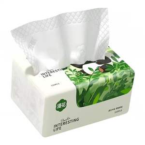 漫花熊猫系列面巾纸320张/一包