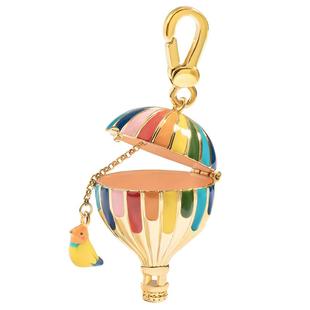 Juicy Grape热气球项链吊坠女可打开珐琅长款毛衣链挂坠生日礼物