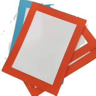 儿童简易卡纸裱画框8k纸画框相框4开挂墙油画棒作品8寸5寸正方形