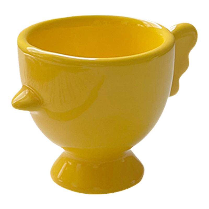 eggcup创意小鸡陶瓷高脚蛋托杯