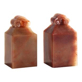 宣品书房如意钮对章情侣印章婚嫁定制玉石私章姓名书法国画小楷篆刻商务婚庆礼品雕刻礼物定制纪念品