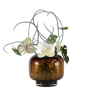 意式轻奢仿真花艺小盆栽客厅茶几售楼处酒店洽谈桌洗手台桌面摆件