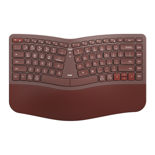 BOW航世 三模无线人体工学键盘鼠标男女生办公蓝牙键鼠套装静音