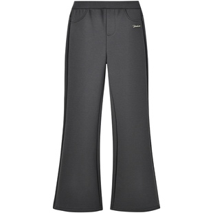 【加绒】英氏童装女童喇叭裤秋冬新款儿童加厚休闲裤一条过冬裤子