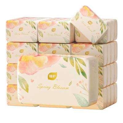 植护抽纸家用实惠装餐巾纸擦手纸卫生纸巾婴儿面巾纸旅行露营用纸