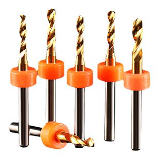 威特5A麻花钻头琥珀开孔钨钢微型钻头加环钛涂层PCB钻头打孔钻头