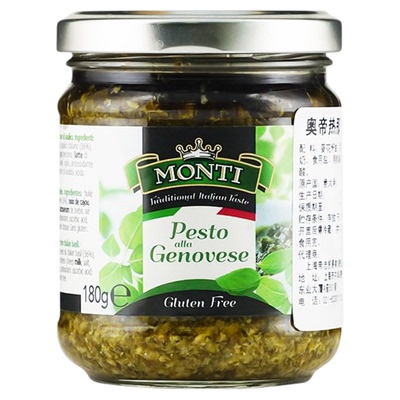 奥帝意大利意大利面酱罗勒酱