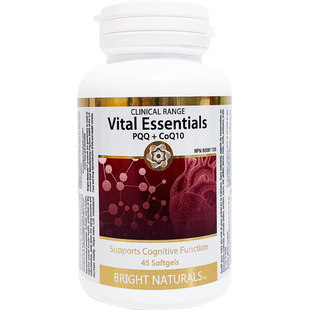 伟博PQQ吡咯喹啉醌VE辅酶Q10 200mg线粒体细胞奢养生命活力元45粒