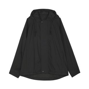 速写outlets奥莱男装2023秋季新品夹克宽松休闲连帽抽绳时尚潮流