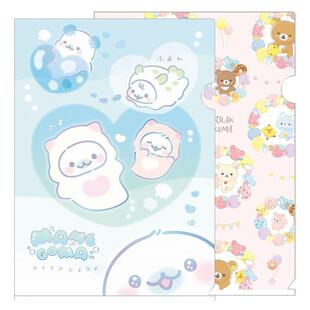 【特价好物】日本san-x正版角落生物单片夹A4轻松熊忧伤马戏团透明卡通双面彩色学生试卷分类收纳PP文件夹