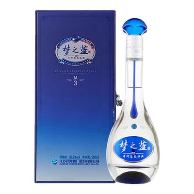 洋河梦之蓝M3绵柔型40.8度500ml