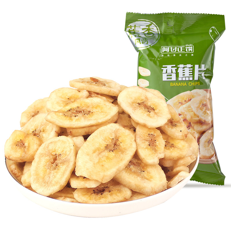 阿甘正馔香蕉片休闲零食