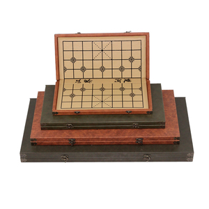 象棋棋盘单独棋盘便携式可折叠中国象棋棋盘木棋盘大号小号像棋盘