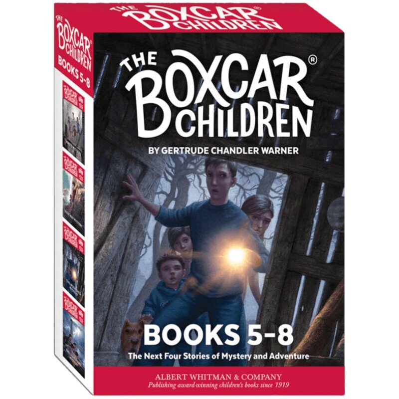 棚车少年5-8册全套 The Boxcar Children Mysteries Books 英文原版小说 英语章节桥梁书 美国经典儿童读物 励志故事书籍