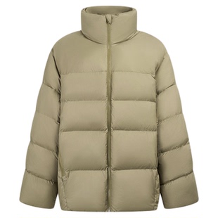 FEEL AND JOY冬季新款廓形羽绒服复古高级感通勤保暖女面包服外套