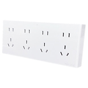 锦迈明装开关面板电源床头单开三开四开双开家用三控四位开关面板