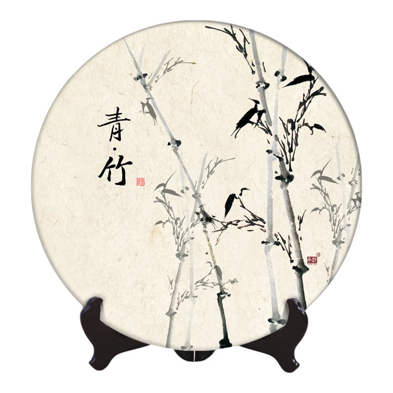 承沁新中式家居陶瓷摆盘